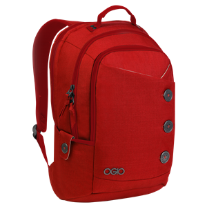 Red backpack PNG image-6362